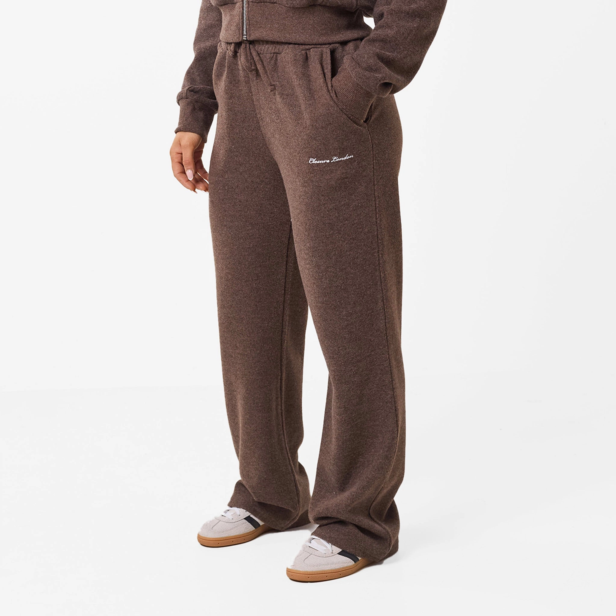 Soft Knit Wide Leg Pant I Coffee
