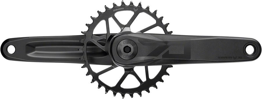 SRAM Eagle 70 T-Type Wide Crankset - 160mm 12-Speed 32t Chainring Direct Mount 2-Guards DUB Spindle Interface BLK