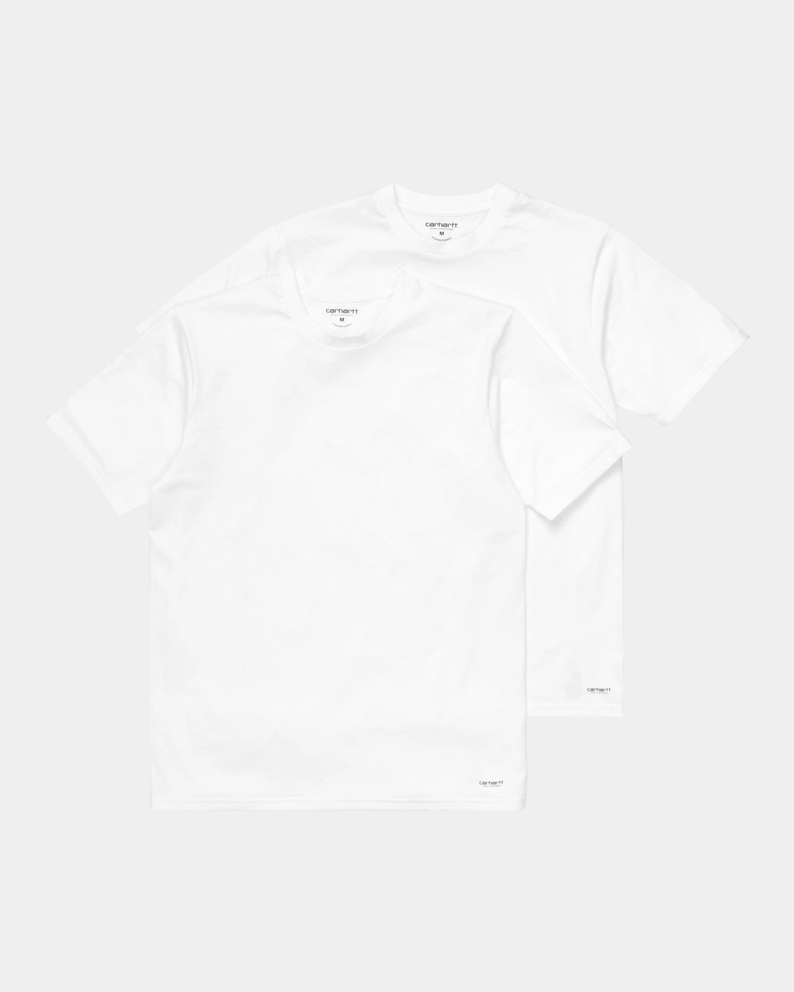 Standard Crew Neck T-Shirt (2 Pack) | White   White