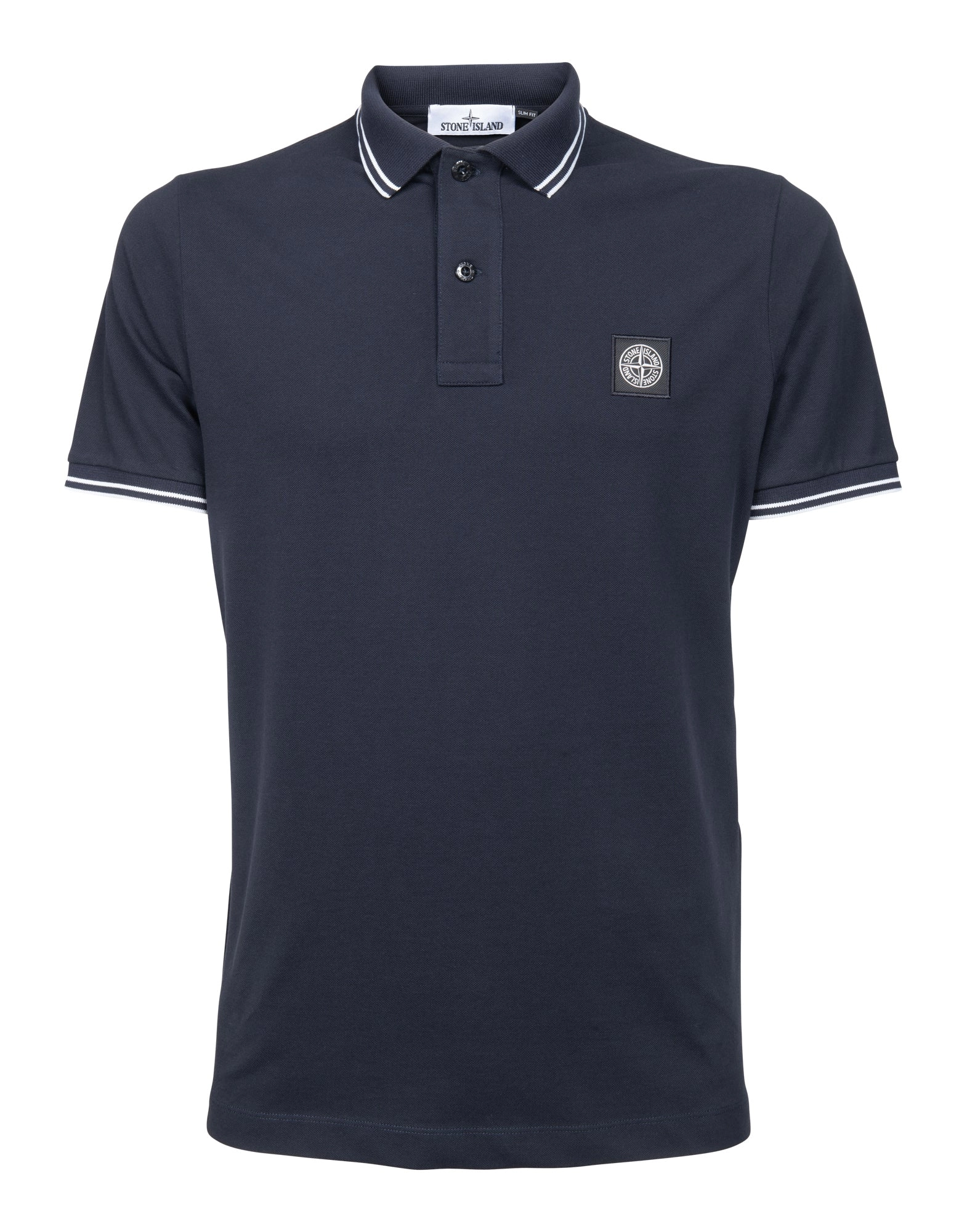 Stone Island Logo Patch Polo Shirt
