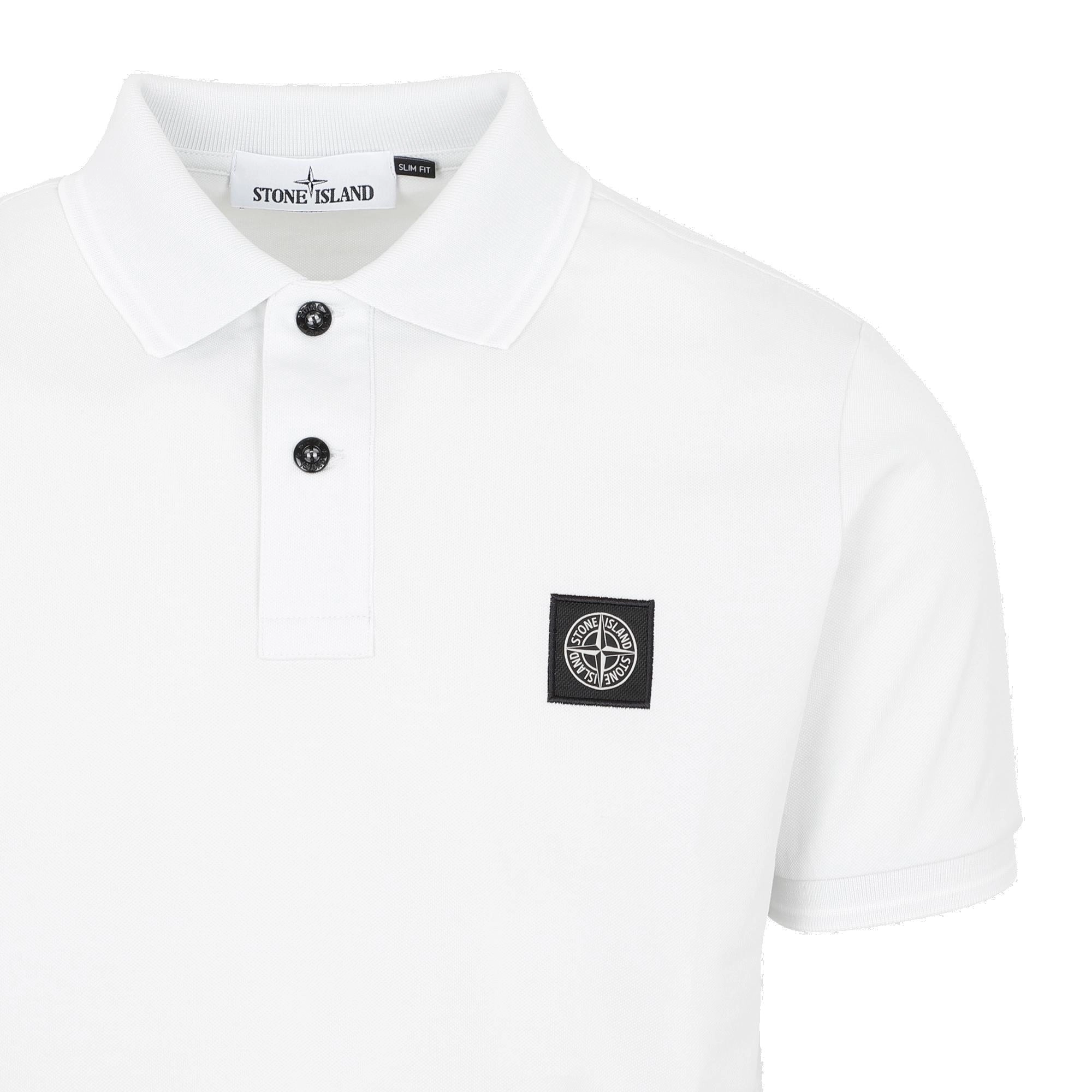 Stone Island Logo Patch Polo Shirt