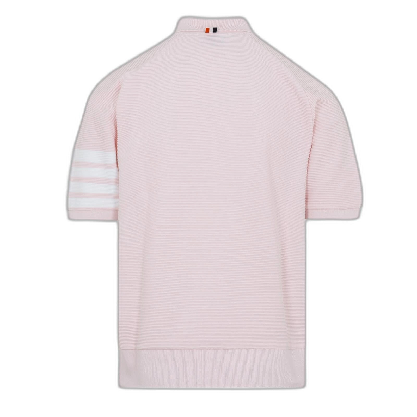 Thom Browne Logo Patch Knitted Polo Shirt