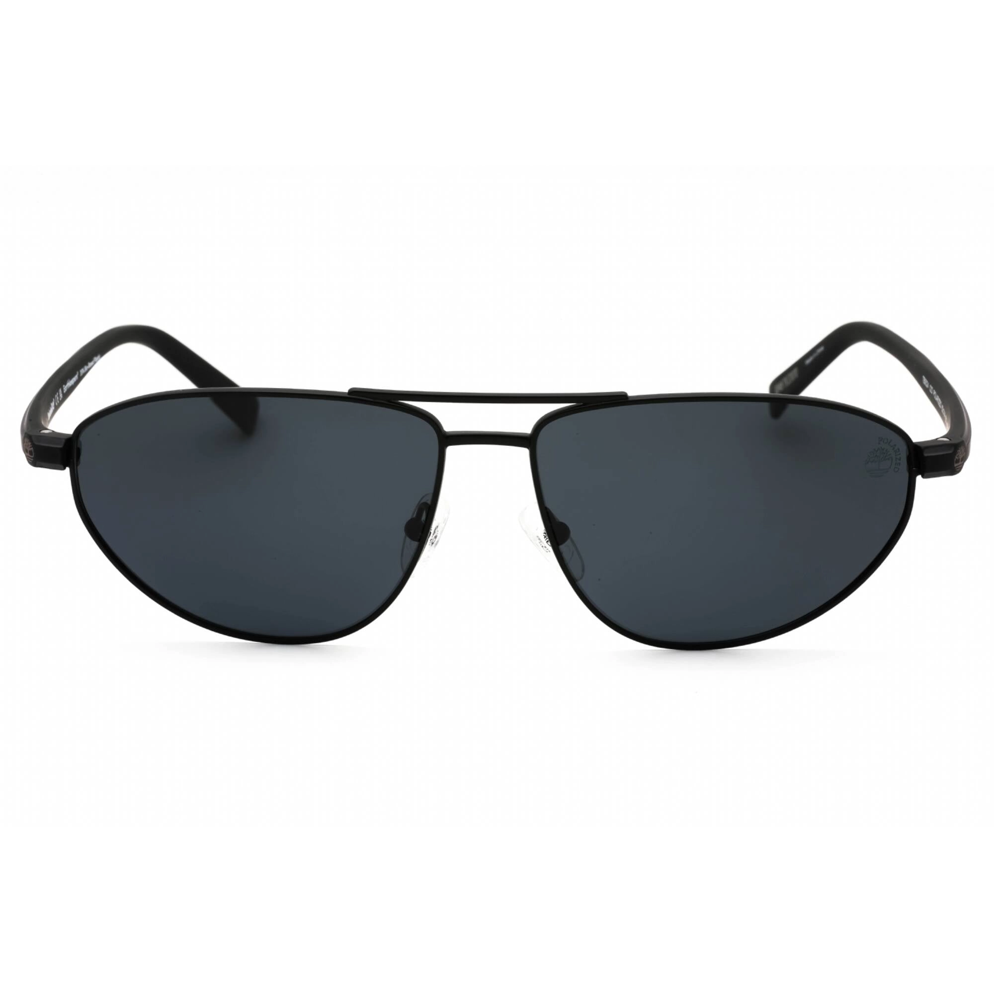 Timberland Men's Sunglasses - Matte Black Metal Full Rim Frame | TB9324 02D