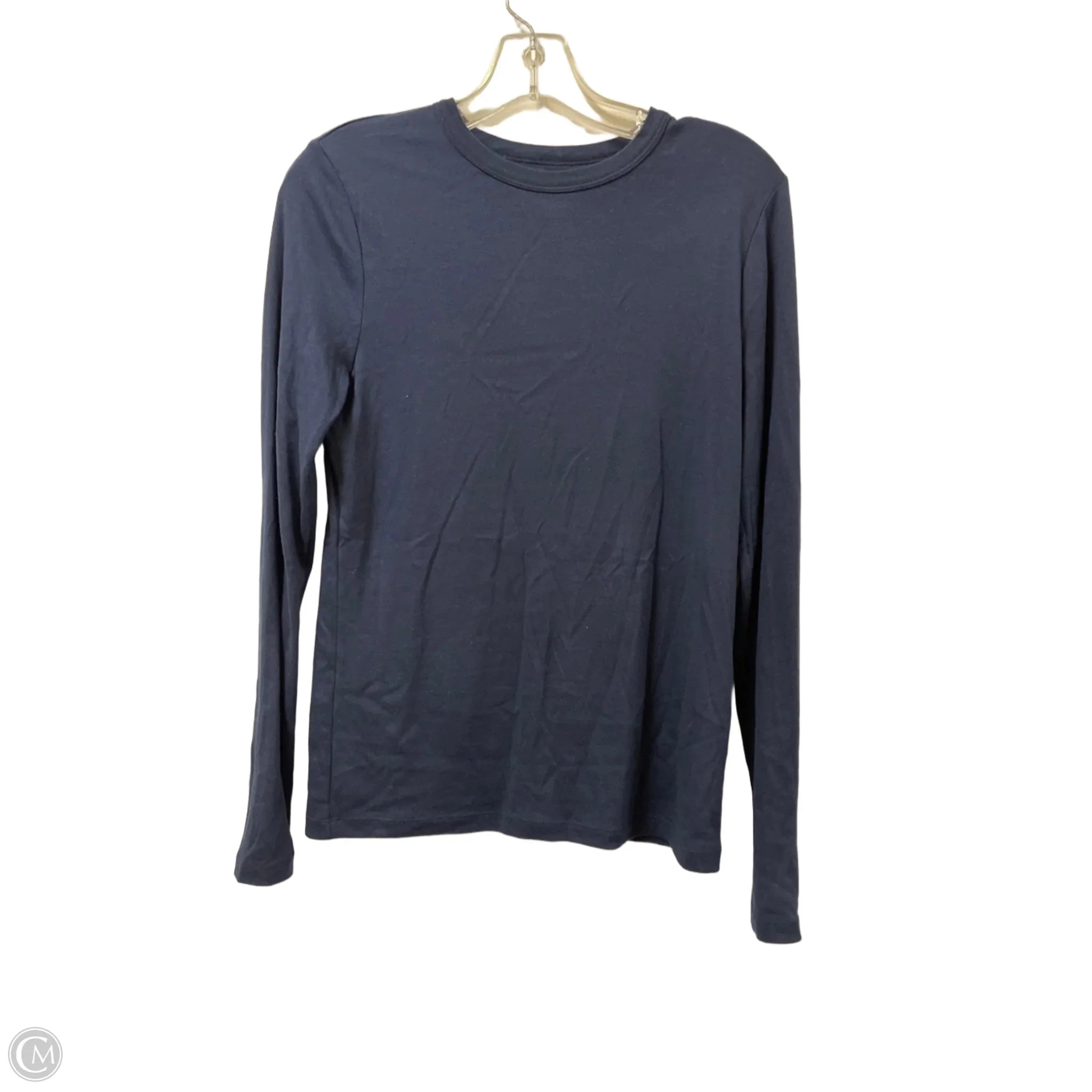 Top Long Sleeve By A New Day In Navy, Size: S
