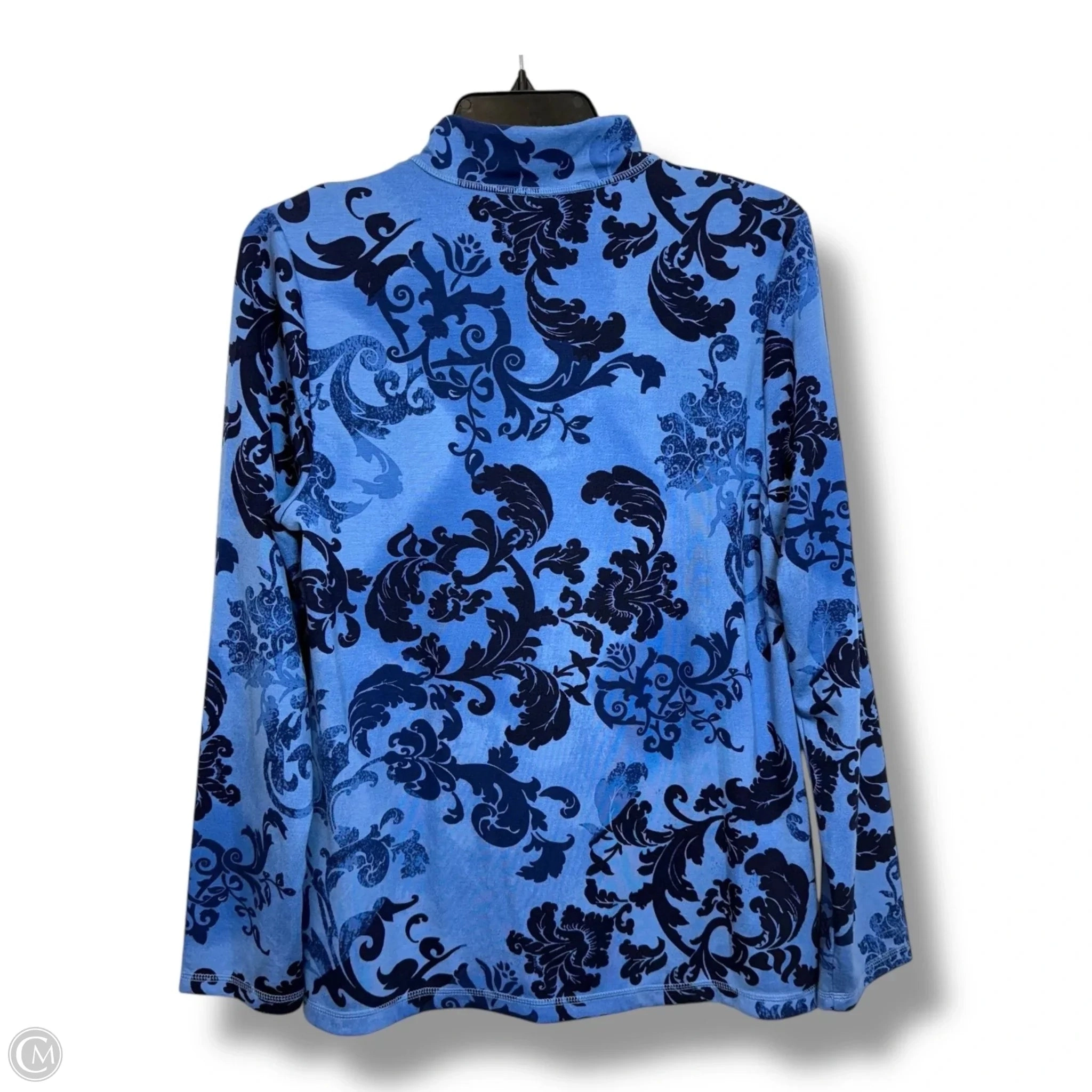Top Long Sleeve By Chicos In Blue, Size: L