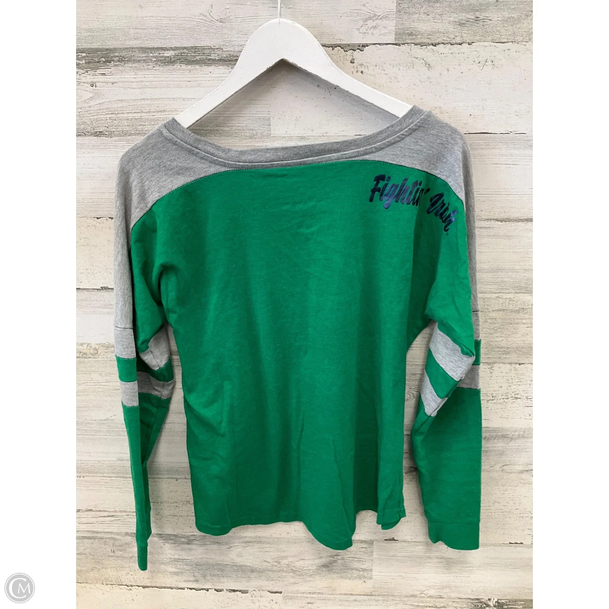 Top Long Sleeve By Colosseum In Green, Size: S