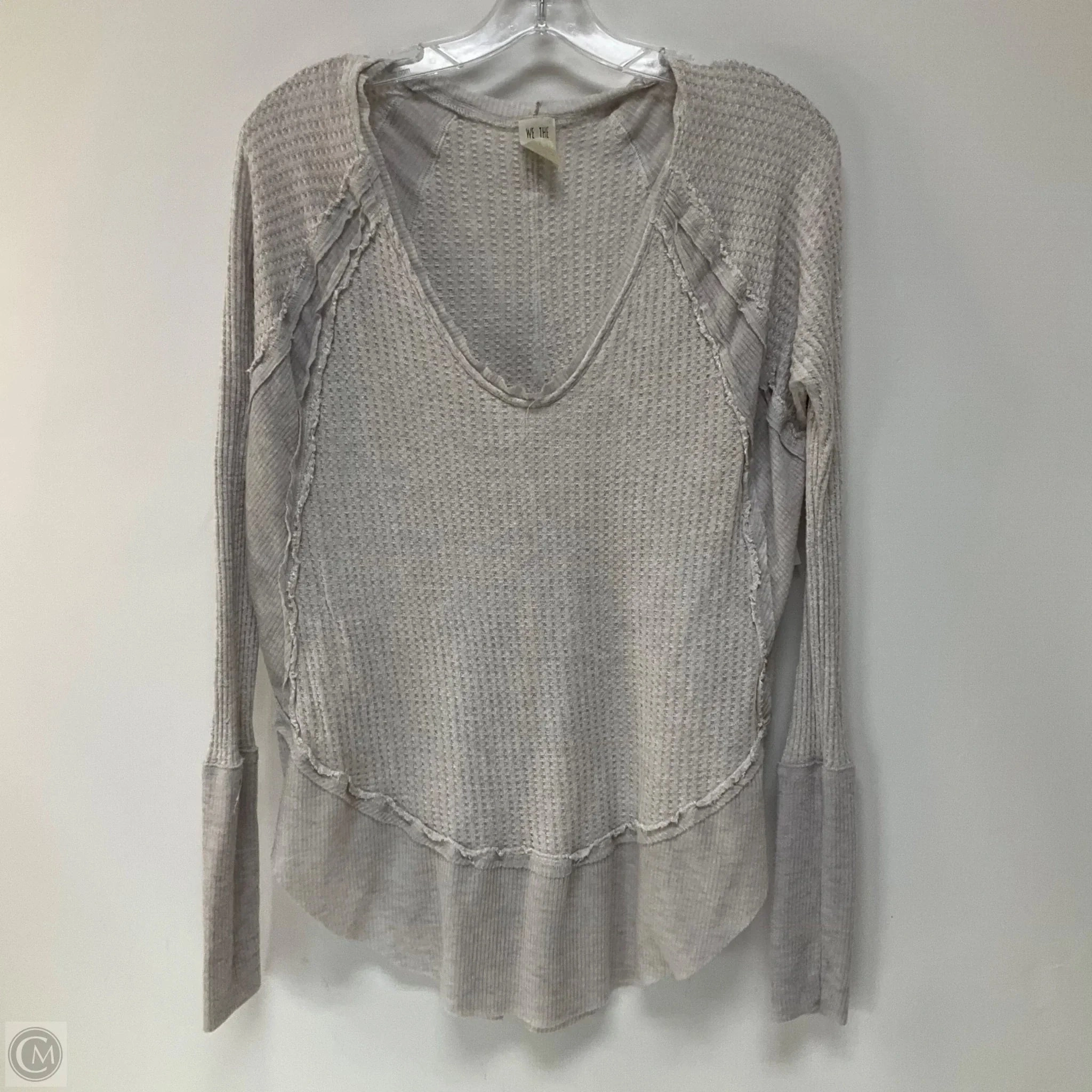 Top Long Sleeve By Free People In Cream, Size: Xs