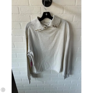 Top Long Sleeve By Nation In Cream, Size: L