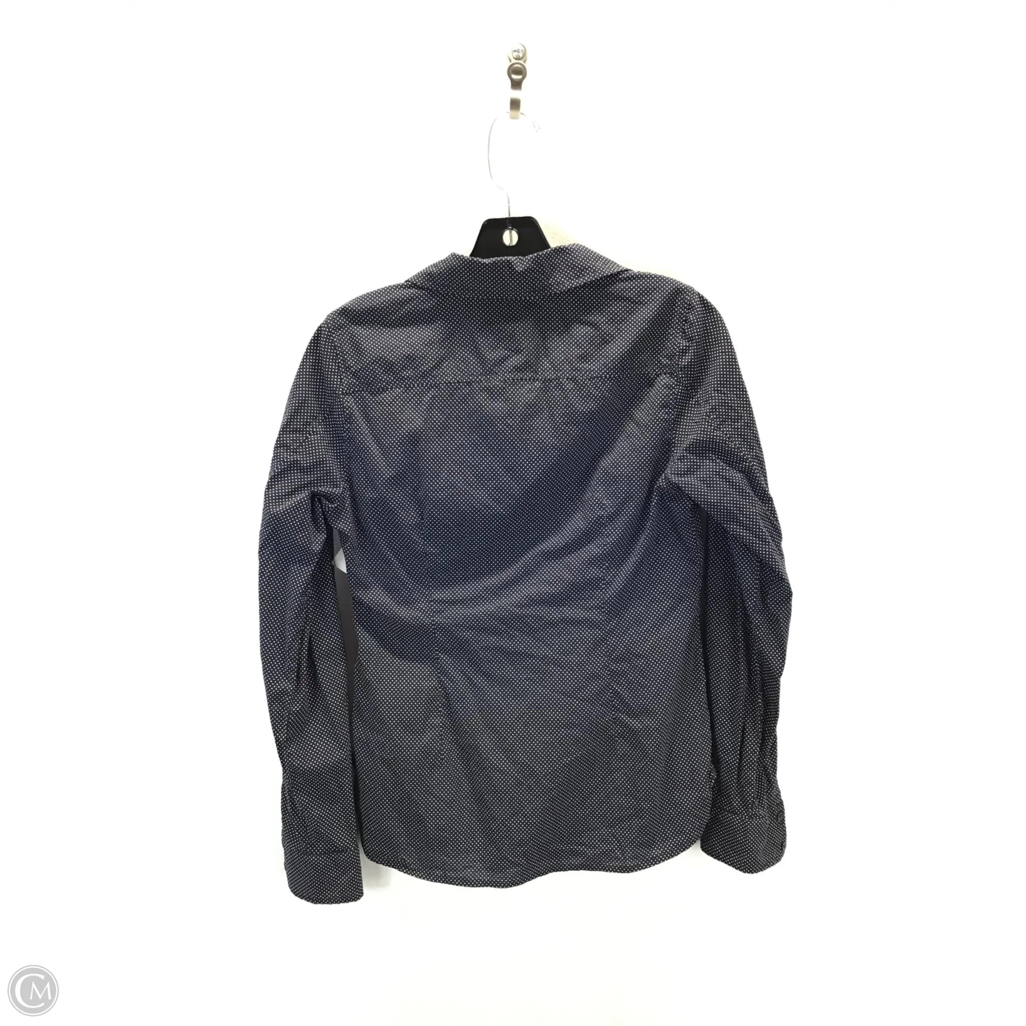 Top Long Sleeve By Tommy Hilfiger In Blue & White, Size: Sp