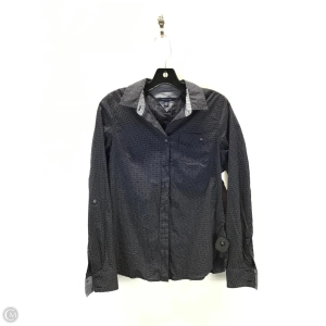 Top Long Sleeve By Tommy Hilfiger In Blue & White, Size: Sp
