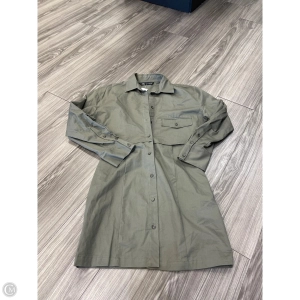 Top Long Sleeve By Zara In Green, Size: M