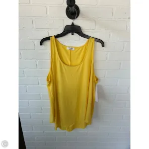 Top Sleeveless Basic By Zenana Outfitters In Yellow, Size: 3x