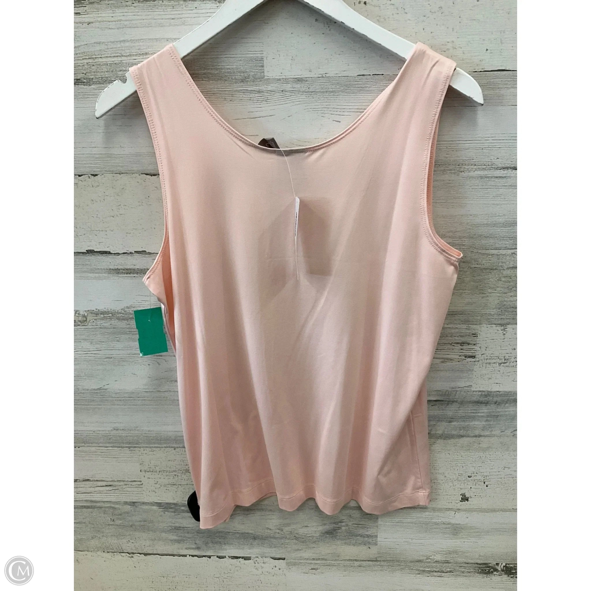 Top Sleeveless By Chicos In Pink, Size: L