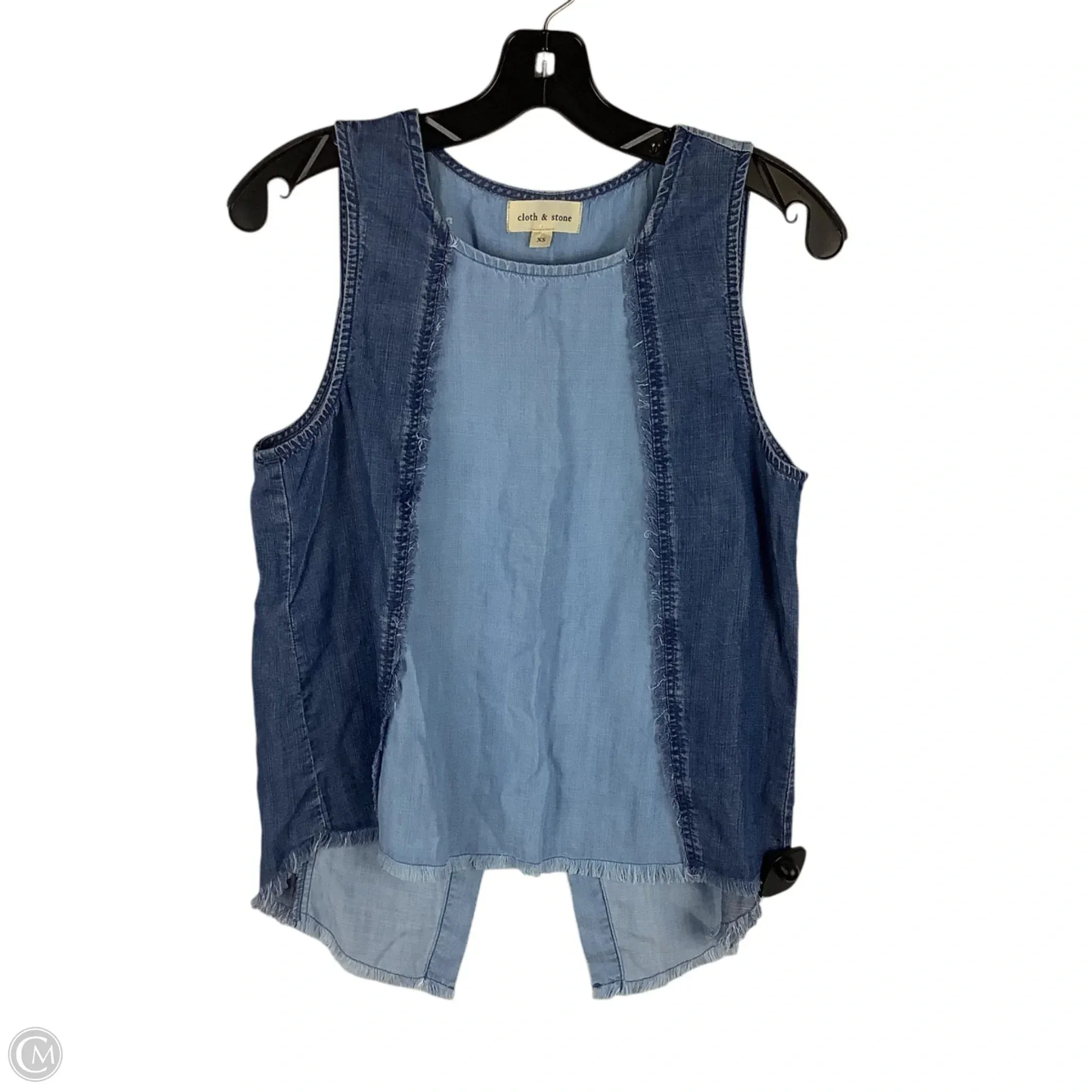 Top Sleeveless By Cloth & Stone In Blue, Size: Xs