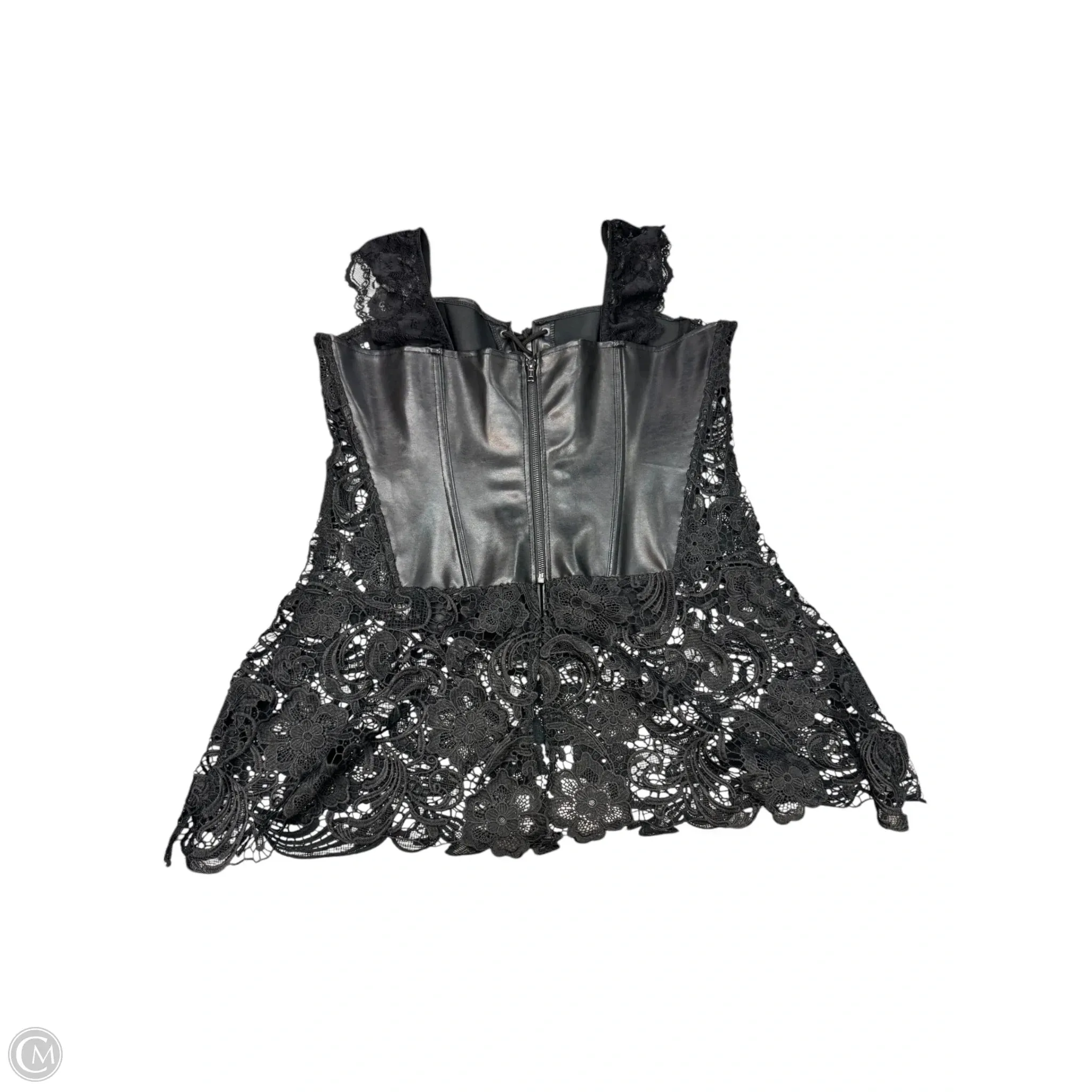 Top Sleeveless By Clothes Mentor In Black, Size: 4x