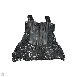 Top Sleeveless By Clothes Mentor In Black, Size: 4x