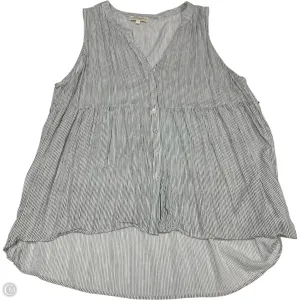 Top Sleeveless By Cynthia Rowley In Striped Pattern, Size: 2x