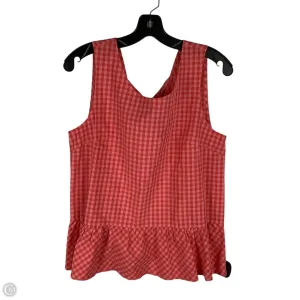 Top Sleeveless By J. Crew In Pink, Size: M