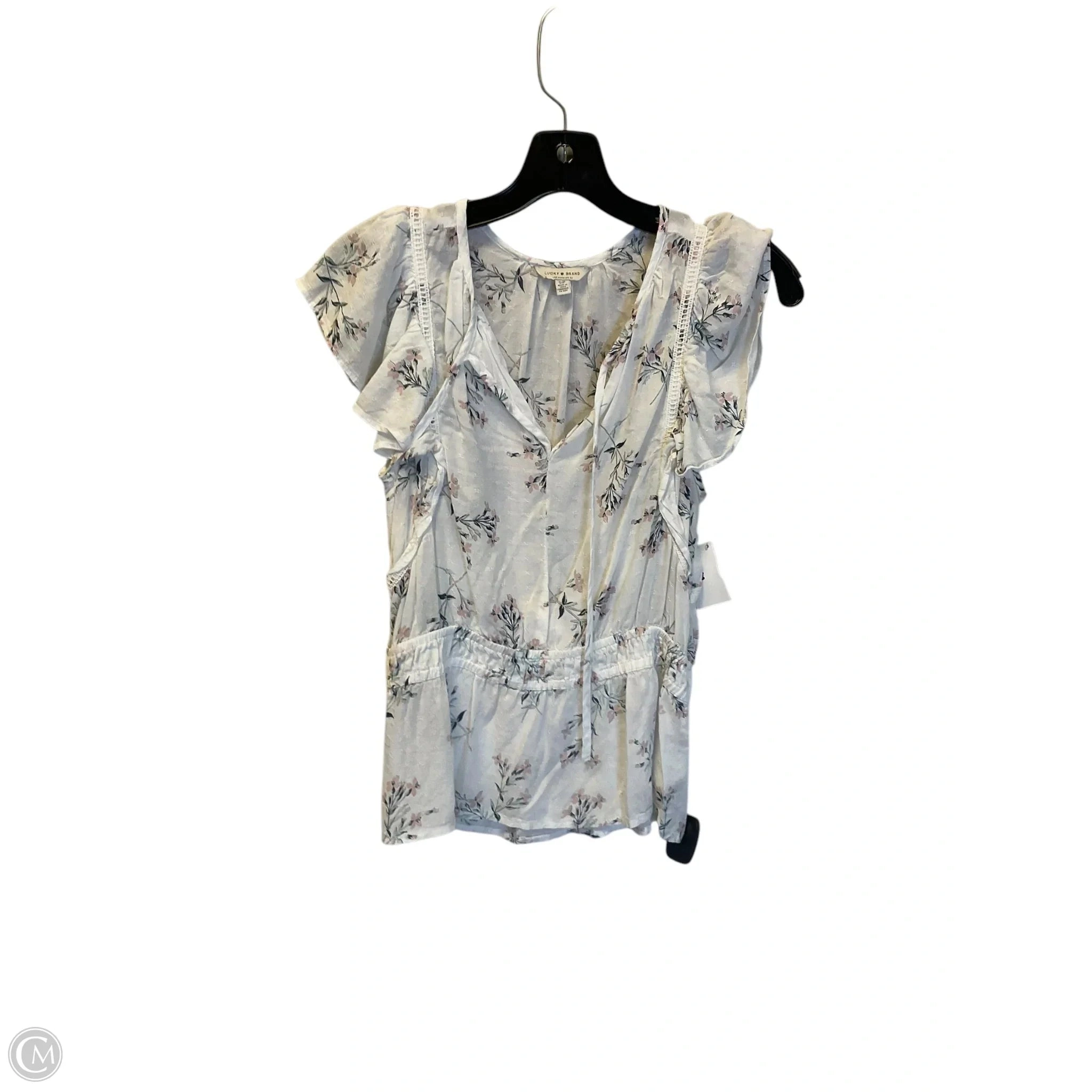 Top Sleeveless By Lucky Brand In White, Size: S