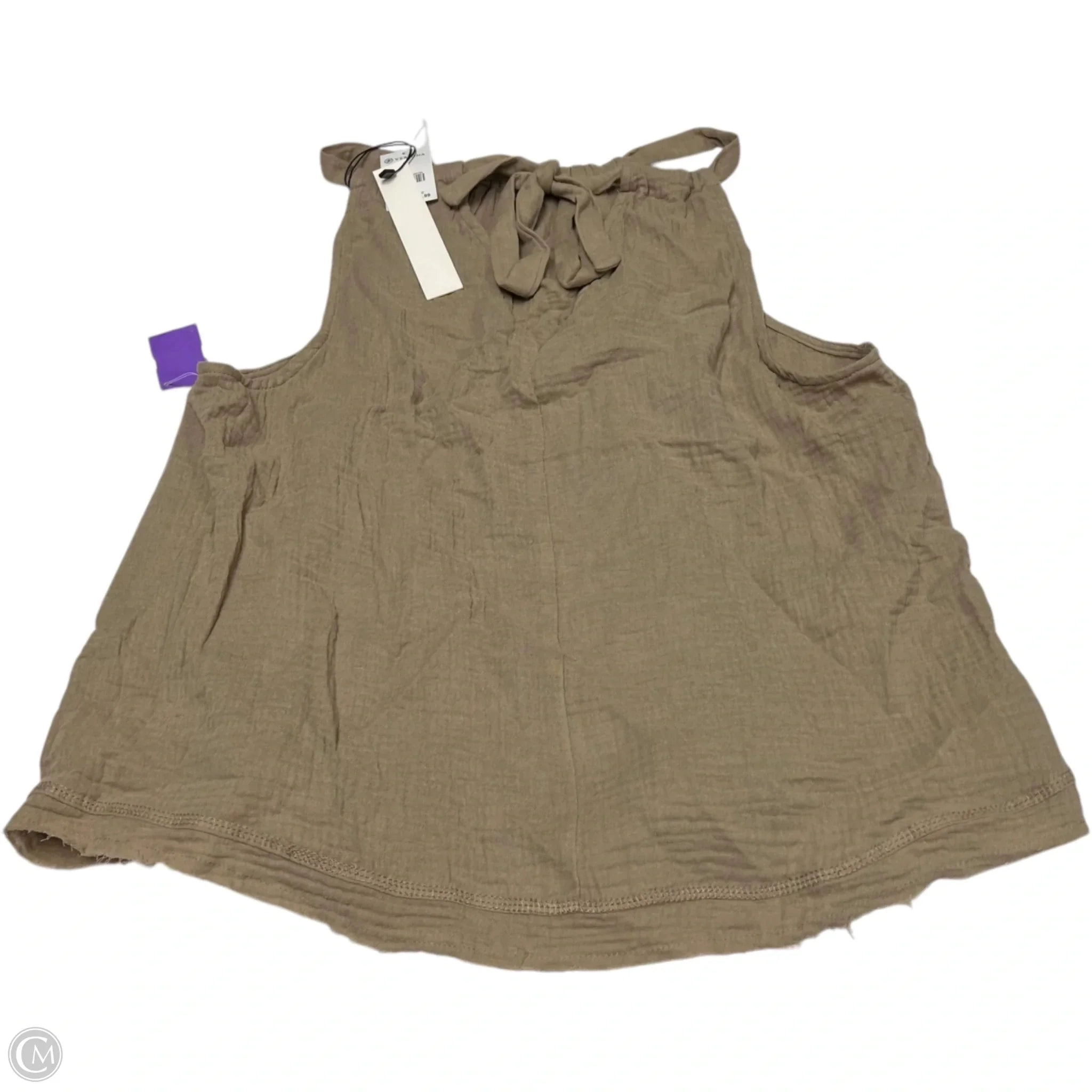 Top Sleeveless By Mustard Seed In Beige, Size: M