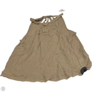 Top Sleeveless By Mustard Seed In Beige, Size: M