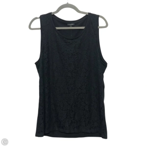 Top Sleeveless By Talbots In Black, Size: L