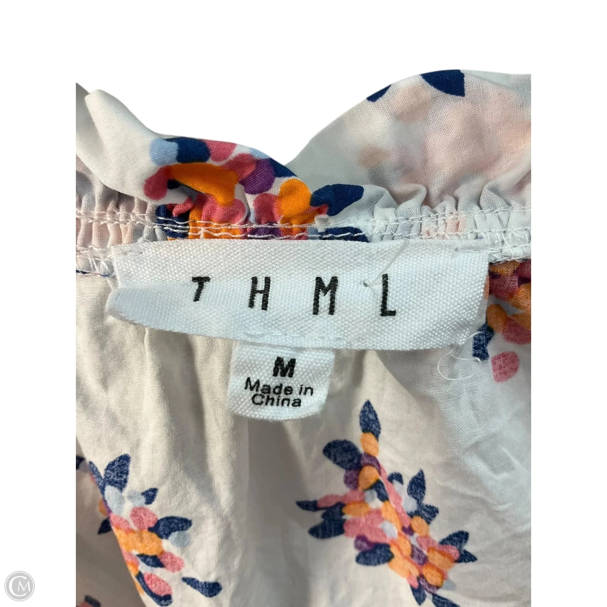 Top Sleeveless By Thml In Floral Print, Size: M