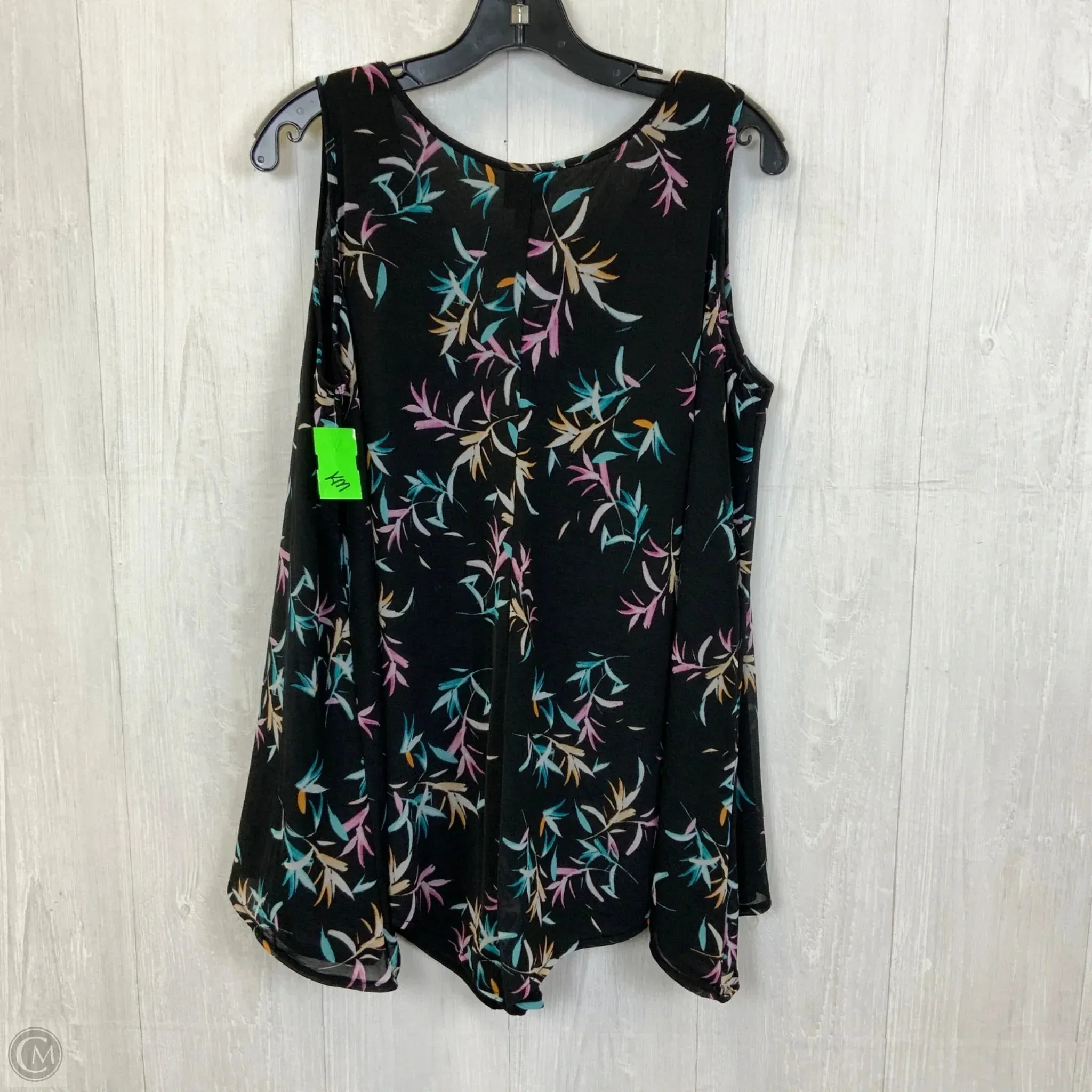 Top Sleeveless By Worthington In Black, Size: 1x