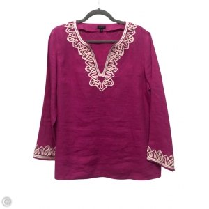 Tunic Long Sleeve By Talbots In Pink, Size: M
