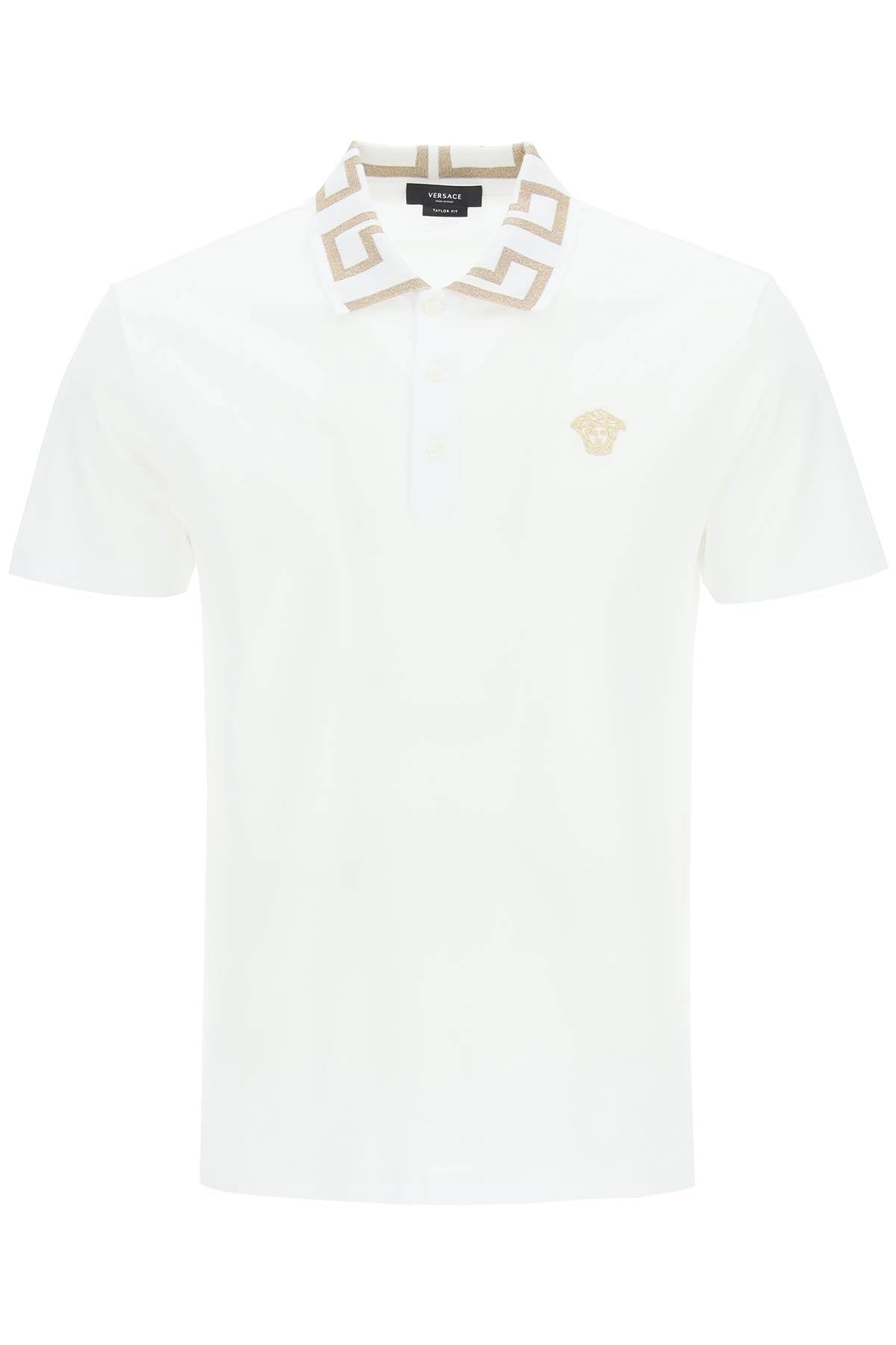 Versace Medusa Embroidered Polo Shirt