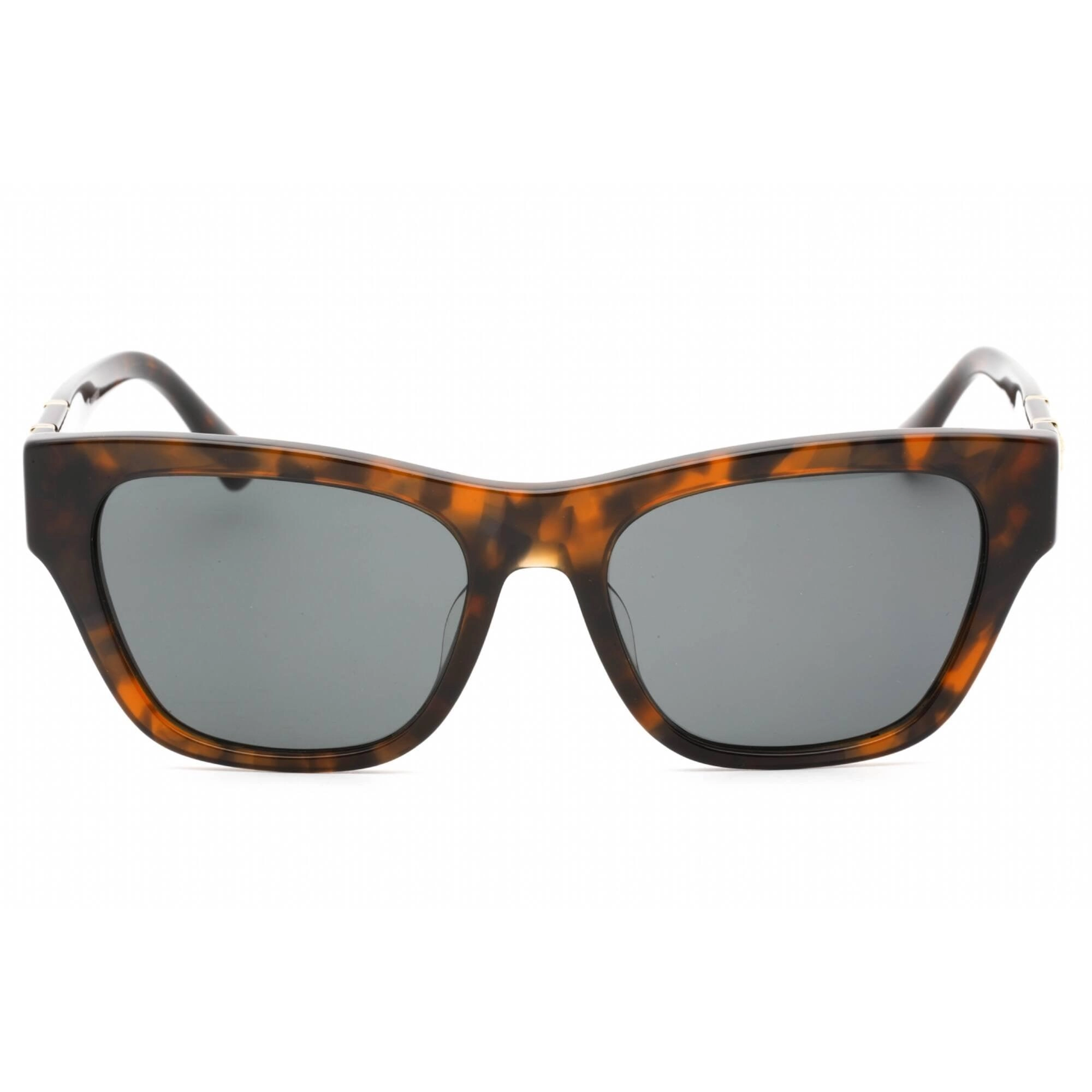Versace Men's Sunglasses - Havana Plastic Frame Dark Grey Lens | 0VE4457F 542987