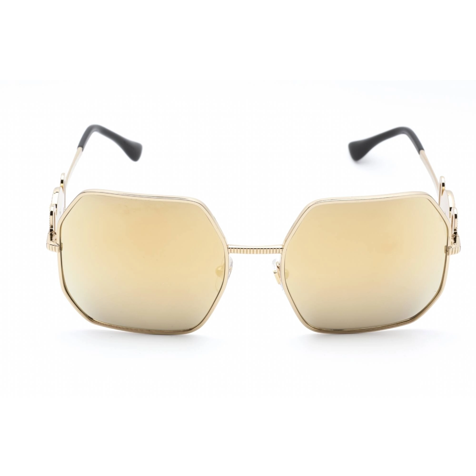 Versace Women's Sunglasses - Geometric Frame Brown Mirror Gold Lens | 0VE2248 10027P
