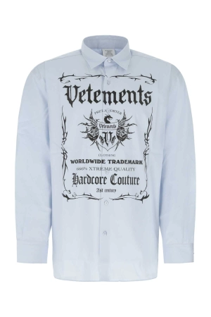 Vetements Logo Printed Long-Sleeved Shirt