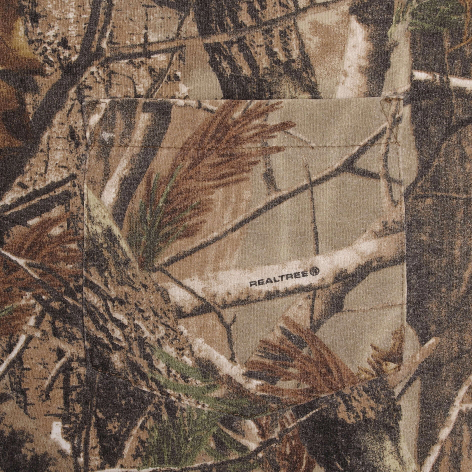 VINTAGE HUNTING REALTREE APHD CAMO LONG SLEEVE POCKET TEE SHIRT SIZE 2XL