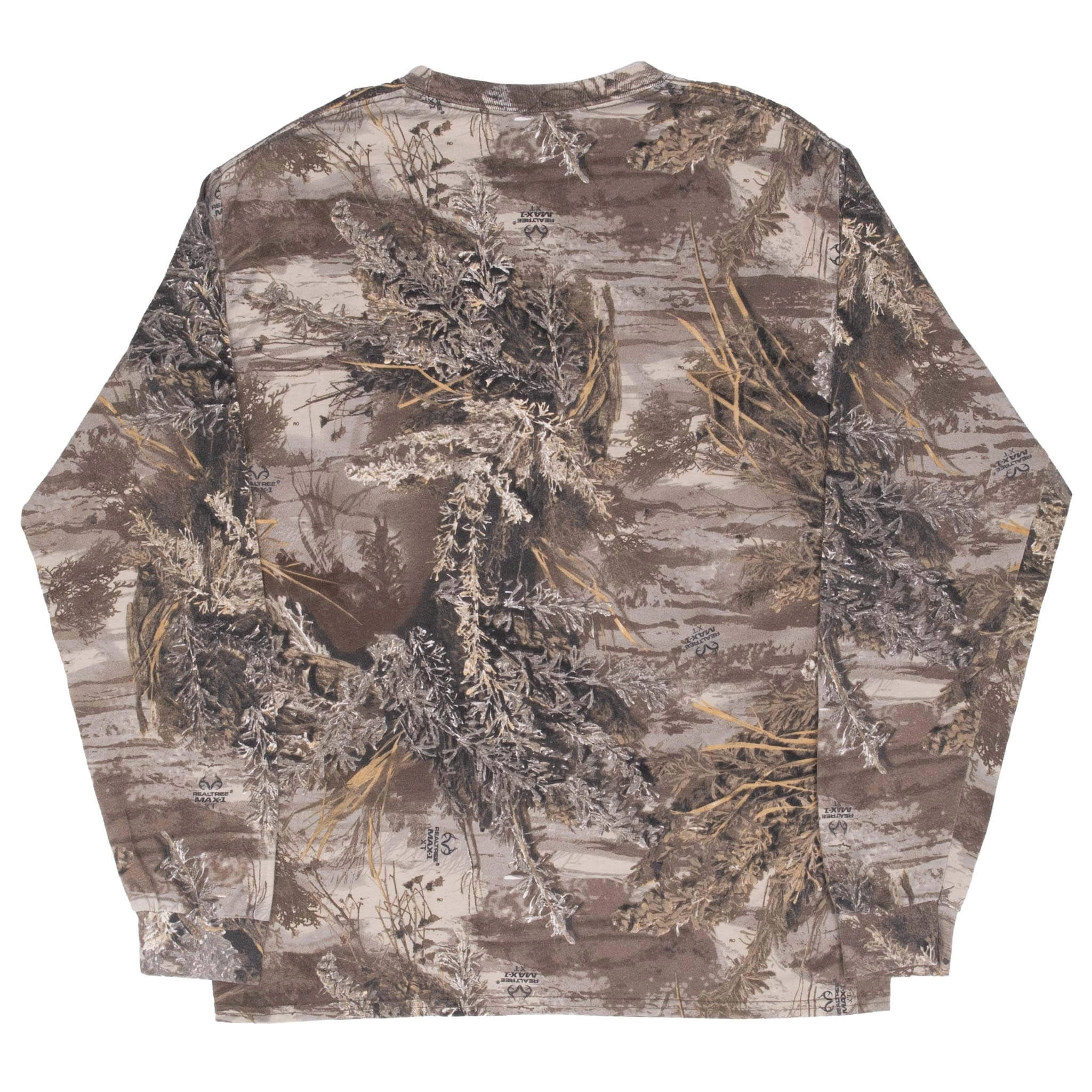 VINTAGE HUNTING REALTREE MAX 1 CAMO LONG SLEEVE TEE SHIRT MEDIUM