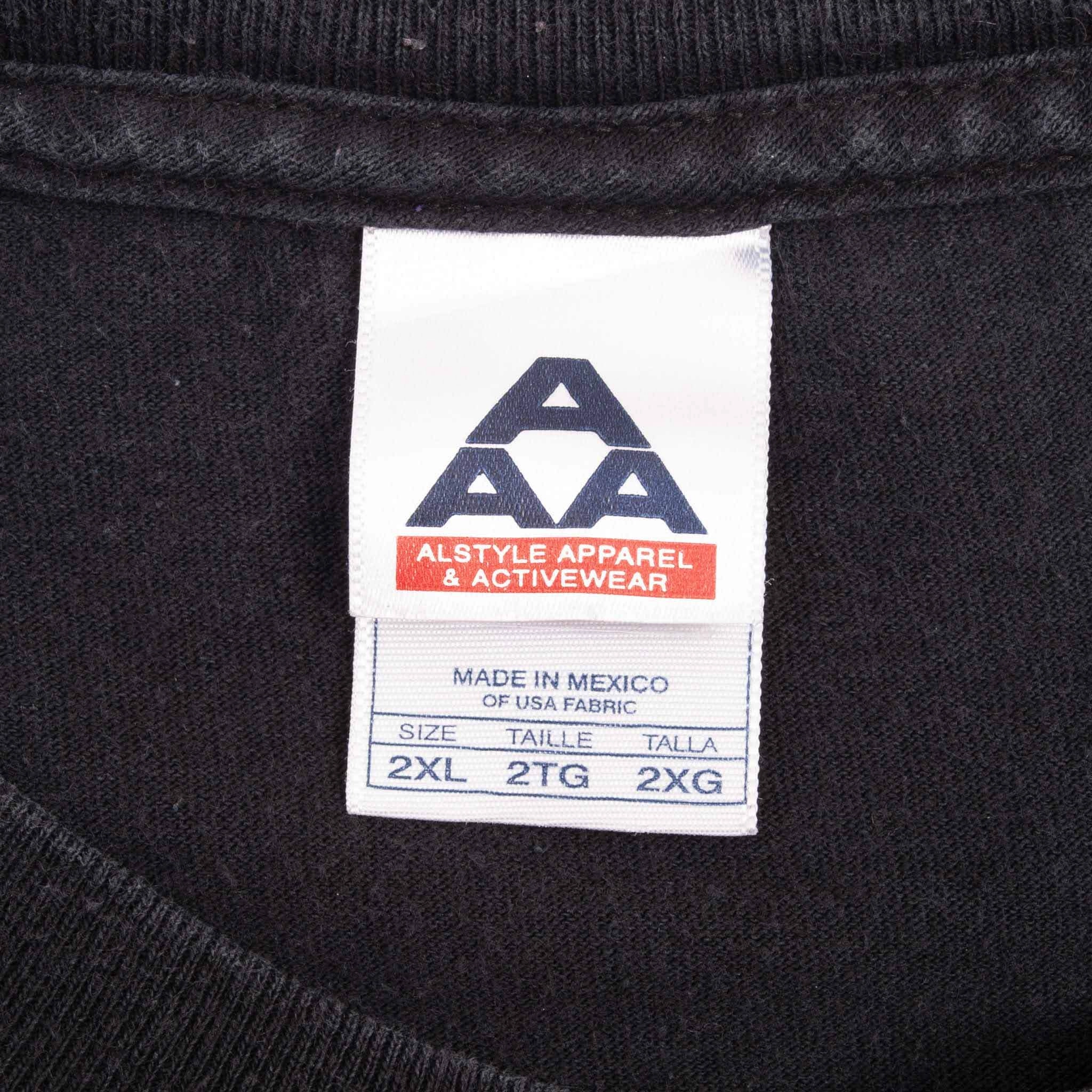 VINTAGE KID ROCK AMERICAN BAD ASS LONG SLEEVE TEE SHIRT 2000S SIZE 2XL