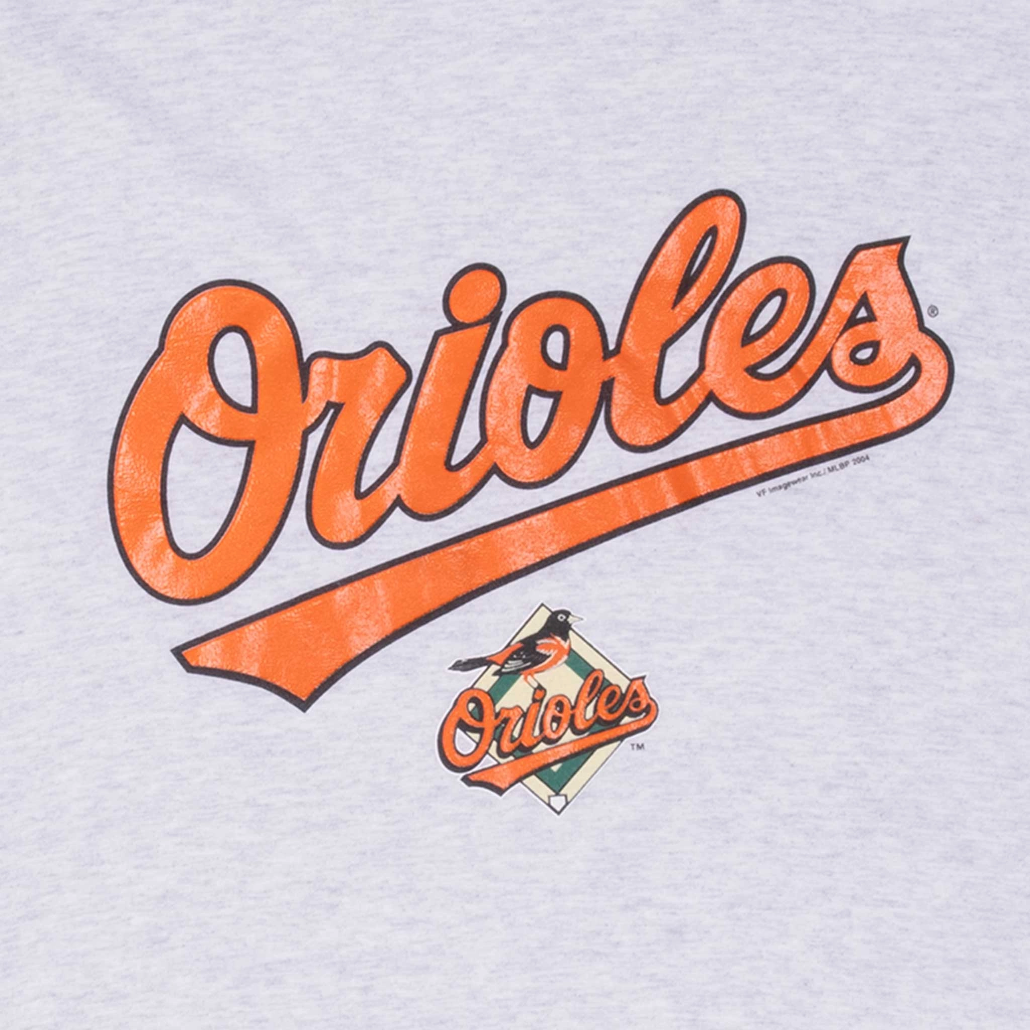 VINTAGE MLB BALTIMORE ORIOLES 2004 LONG SLEEVE TEE SHIRT LARGE