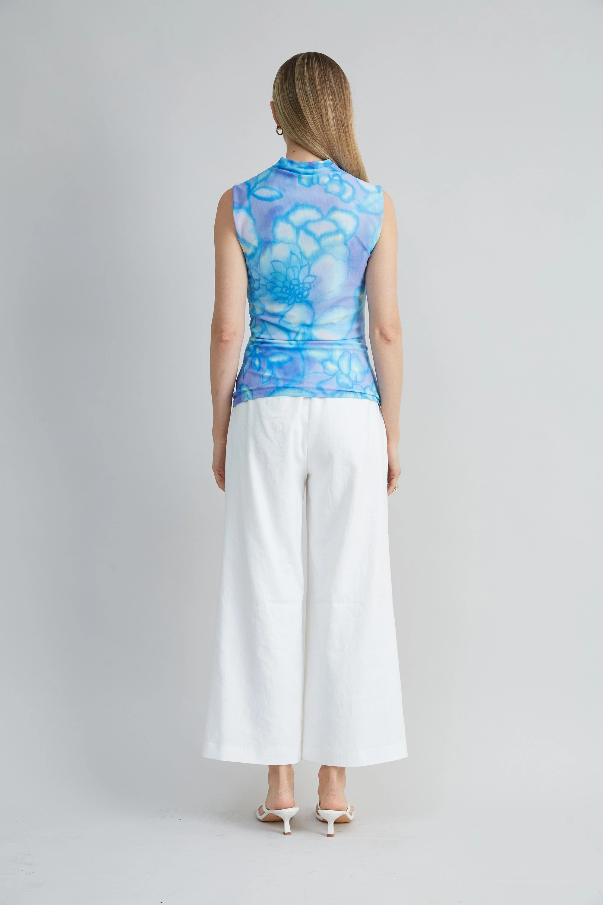 Watercolor Garden Mesh Knit