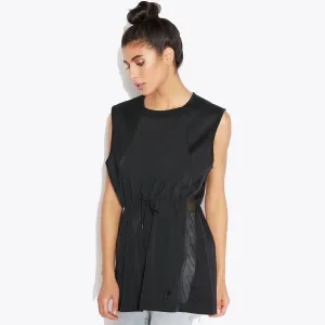 Women Nike T-Shirt Sleeveless Bonded Top Black