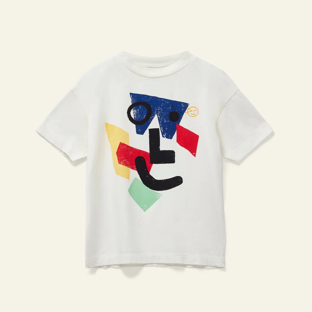 WYNKEN ECRU GRAPHIC T-SHIRT
