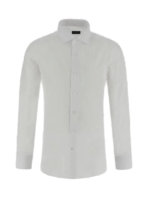 Z Zegna Buttoned Long-Sleeved Shirt