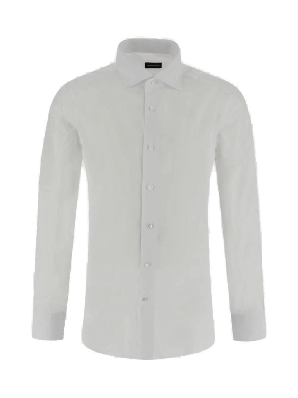 Z Zegna Buttoned Long-Sleeved Shirt