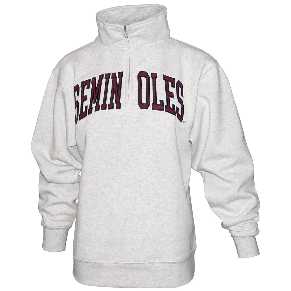 ZooZatz Women's Florida State 1/4 Zip Fleece - Oatmeal